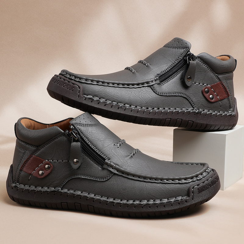 Męskie ręcznie robione buty skórzane