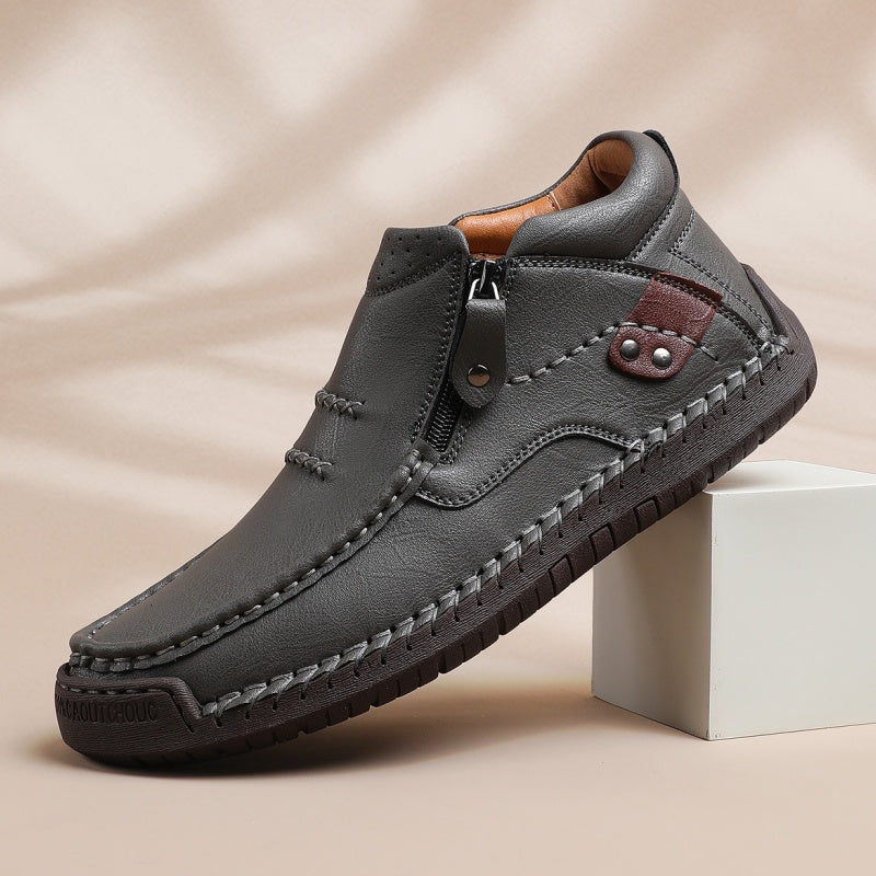 Męskie ręcznie robione buty skórzane