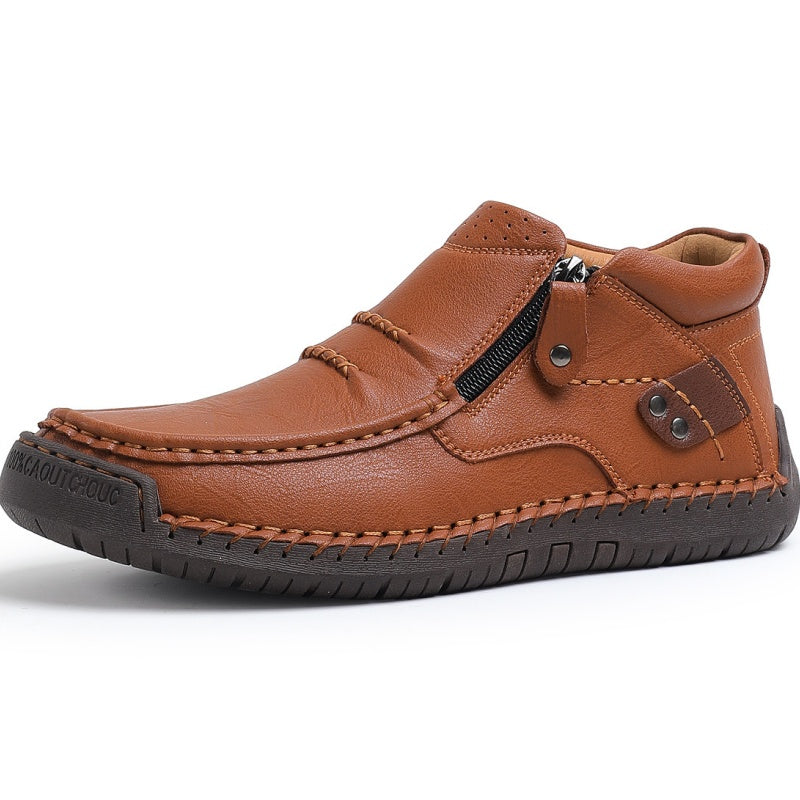 Męskie ręcznie robione buty skórzane