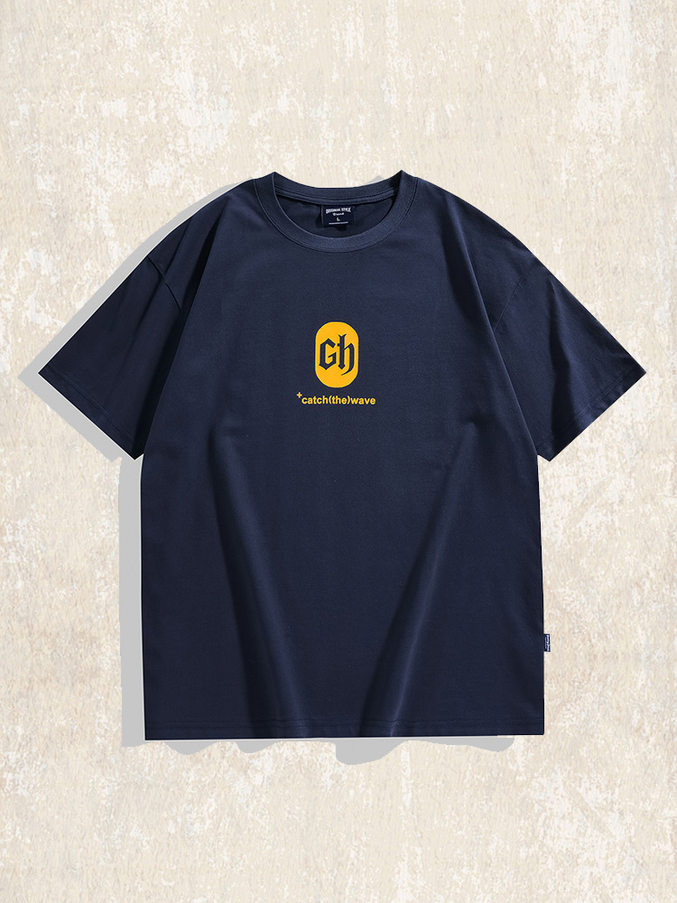 美式潮牌260g重磅短袖T恤男夏季寬鬆大碼男裝半袖男2024新款