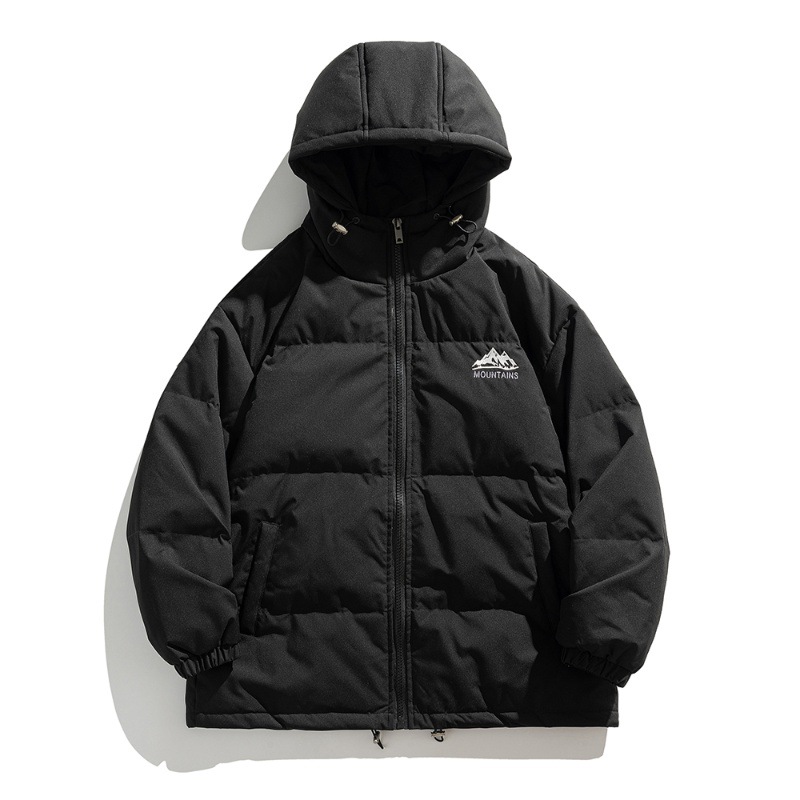 多巴胺輕薄羽絨服男冬季美式潮流高級感簡約保暖加厚服外套