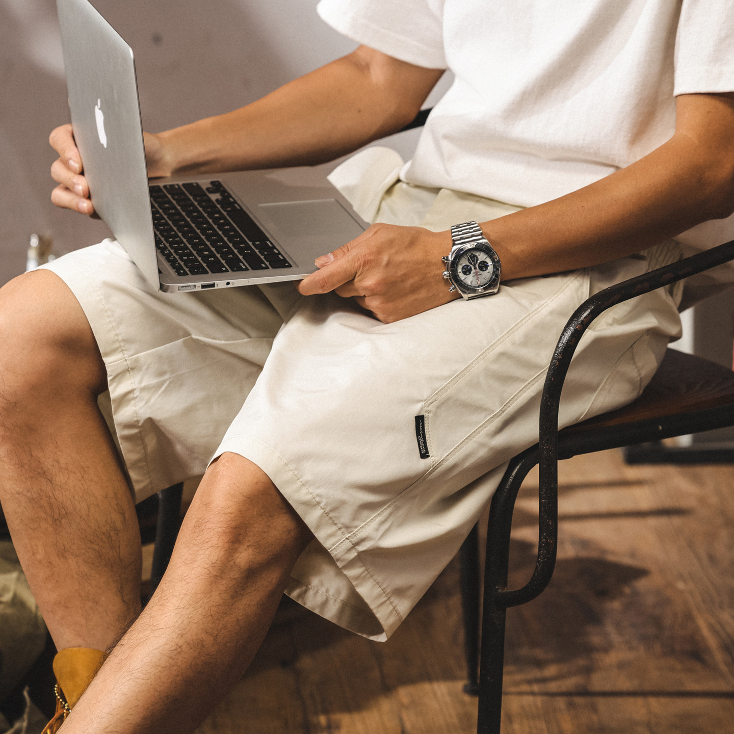 美式復古潮牌男士短褲夏外穿運動速幹五分褲2025新款寬鬆休閒中褲