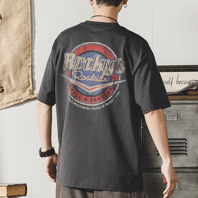 杰雷諾重磅短袖T恤男夏季2024年新款寬鬆ins潮牌半袖體恤