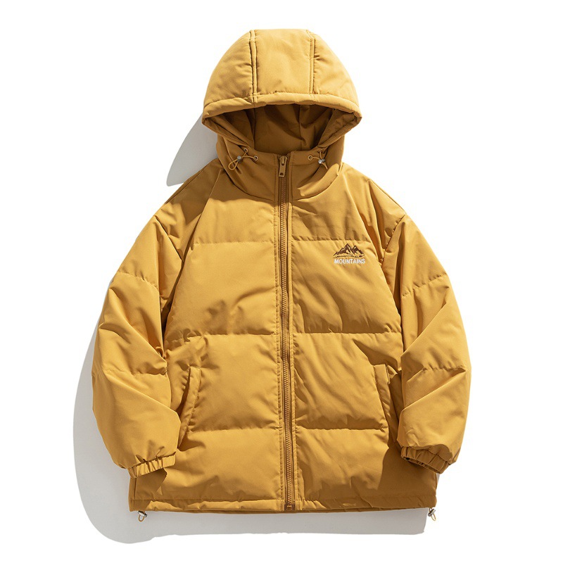 多巴胺輕薄羽絨服男冬季美式潮流高級感簡約保暖加厚服外套