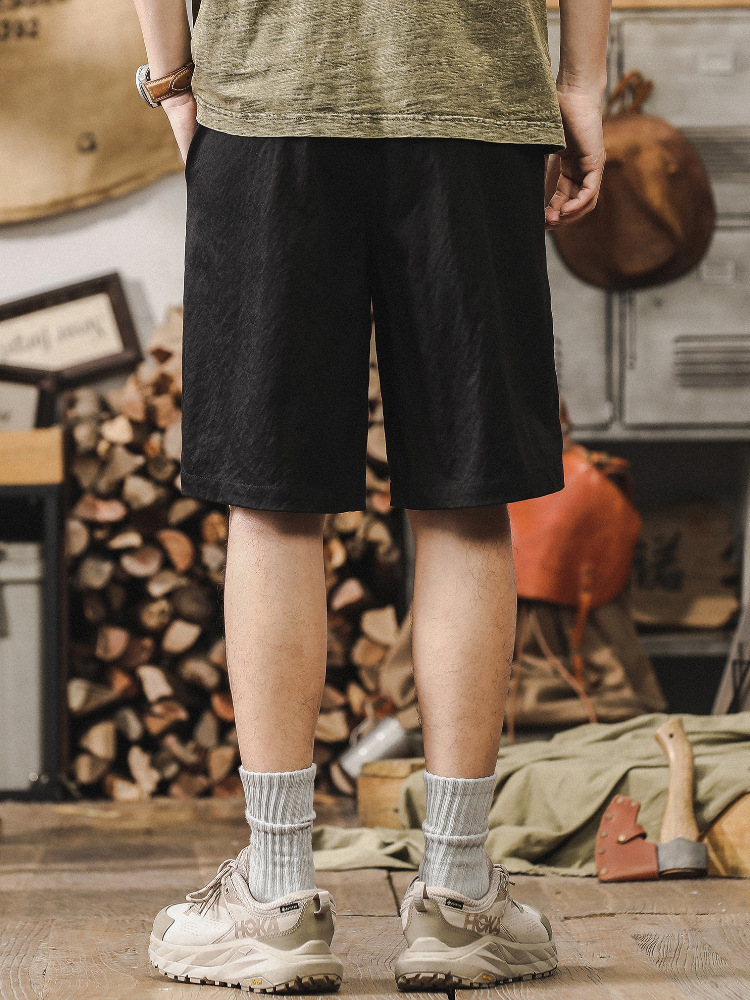 杰雷諾美式潮牌男士休閒短褲夏季輕薄寬鬆透氣戶外男款工裝五分褲