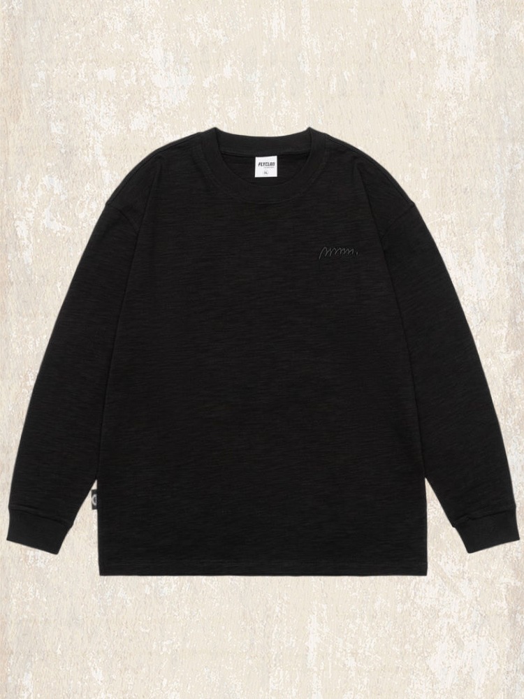 美式重磅長袖T恤男2024新款潮牌寬松白色上衣體恤男T春秋款打底衫