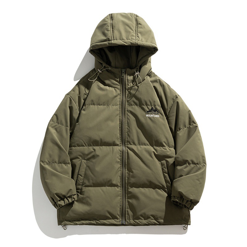 多巴胺輕薄羽絨服男冬季美式潮流高級感簡約保暖加厚服外套