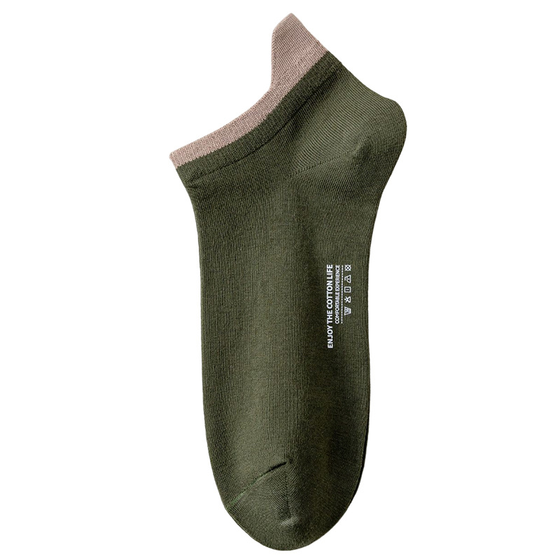 船襪男士襪子船襪精梳棉吸汗袋裝短襪款四季防臭透氣隱形男襪