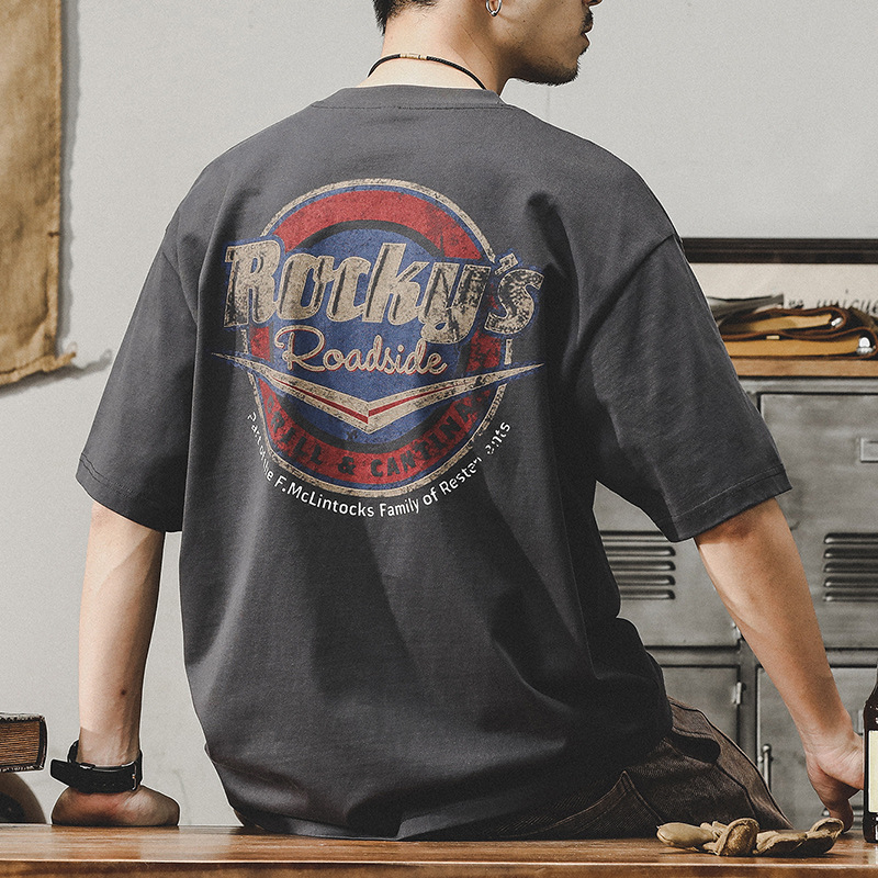 杰雷諾重磅短袖T恤男夏季2024年新款寬鬆ins潮牌半袖體恤