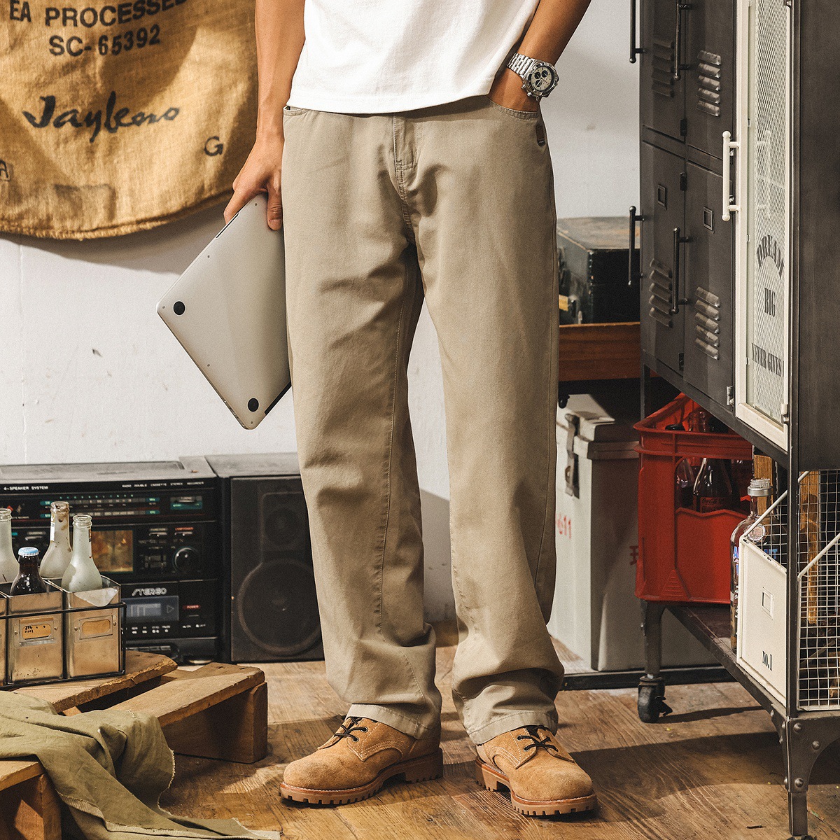 夏季薄款垂感萊賽爾天絲褲子男款2025新款直筒長褲寬鬆男士休閒褲