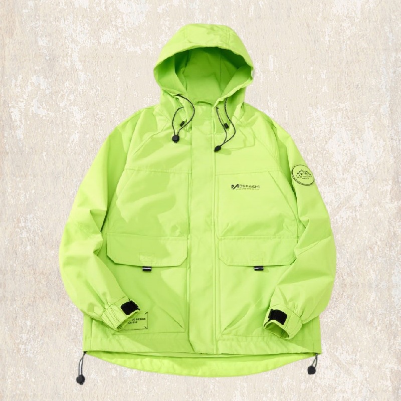 美式復古工裝衝鋒衣外套男秋季潮牌寬松山系戶外獵裝機能夾克男款