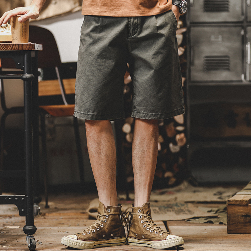 美式潮牌短褲子男夏季戶外耐磨休閒工裝5分褲男痞帥簡約休閒中褲