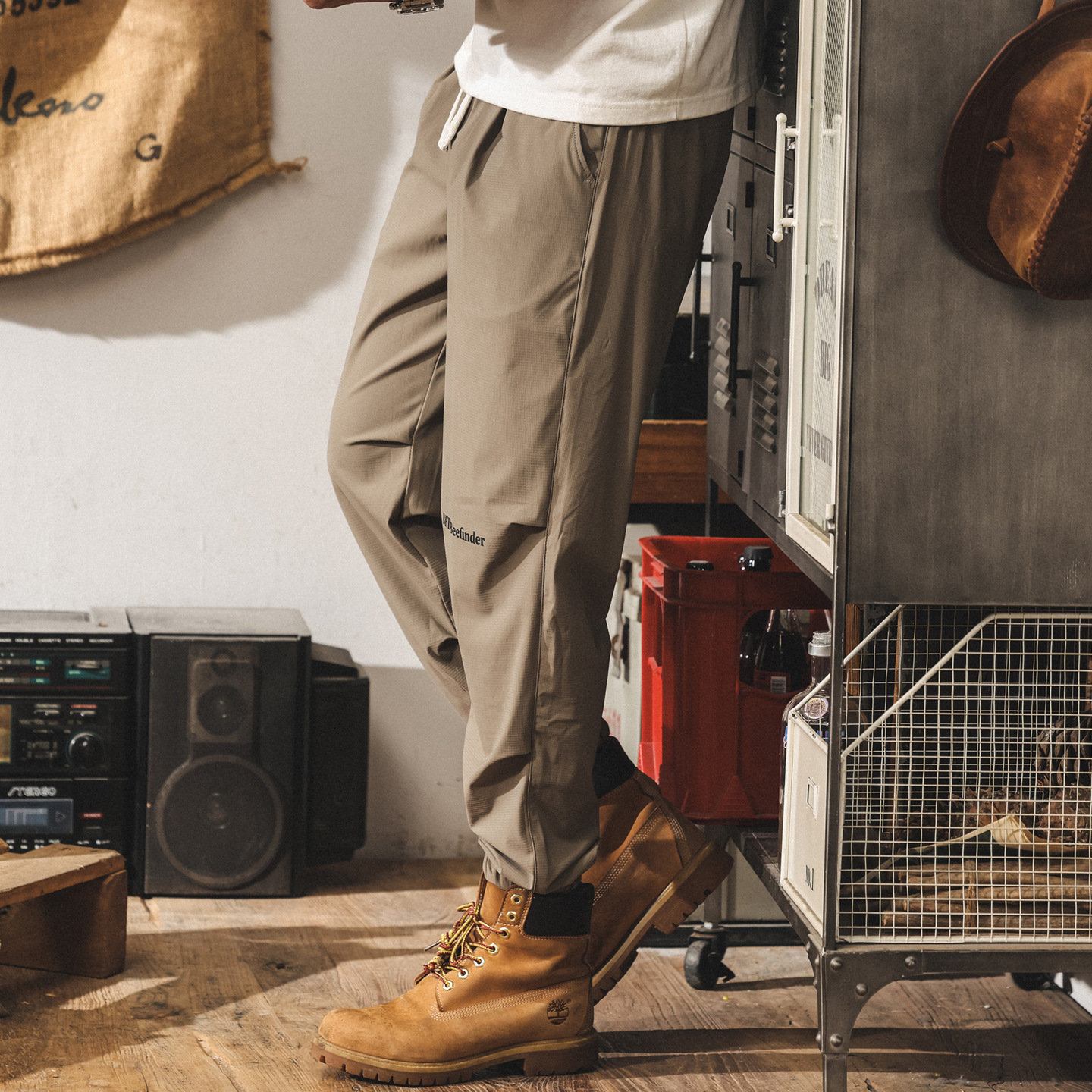 夏季薄款冰絲褲子男寬鬆2025新款運動速幹長褲男士哈倫束腳休閒褲