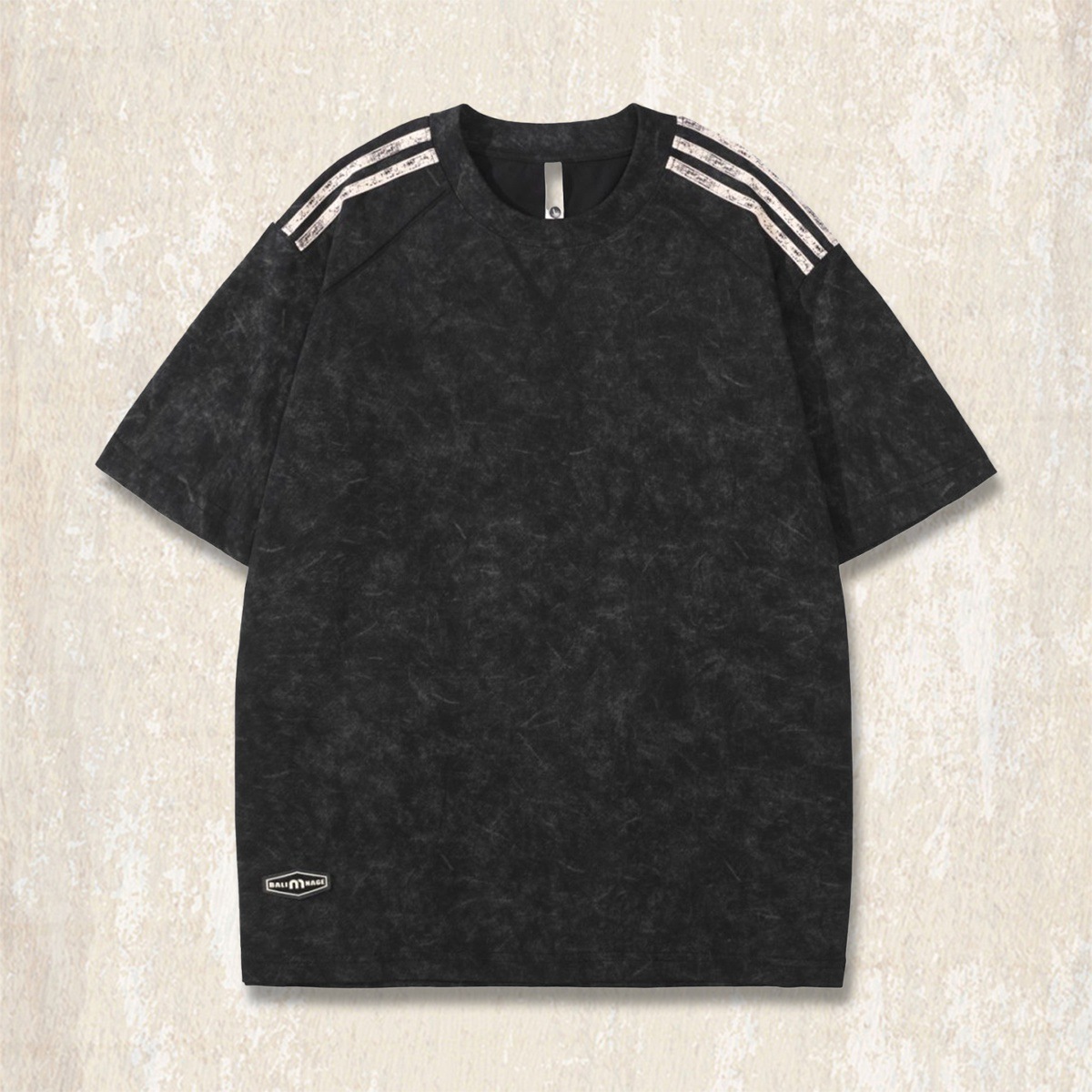 美式潮流扎染短袖t恤男夏季新款潮牌高級感痞帥寬鬆男士純棉上衣T