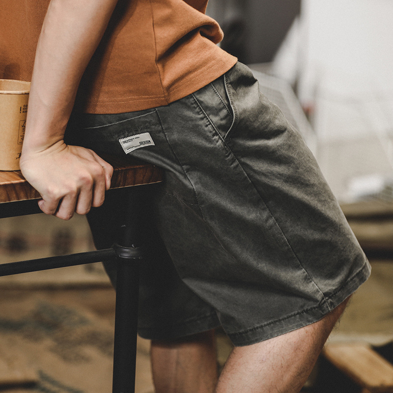 美式潮牌短褲子男夏季戶外耐磨休閒工裝5分褲男痞帥簡約休閒中褲
