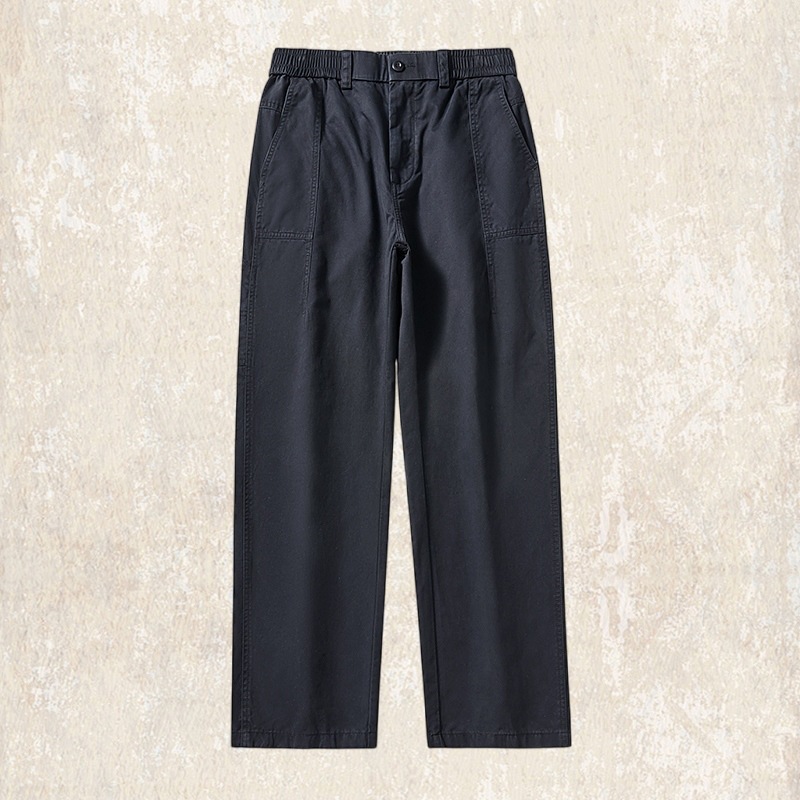 美式復古薄款工裝褲子男春季2025新款潮牌休閒褲男士寬鬆直筒長褲