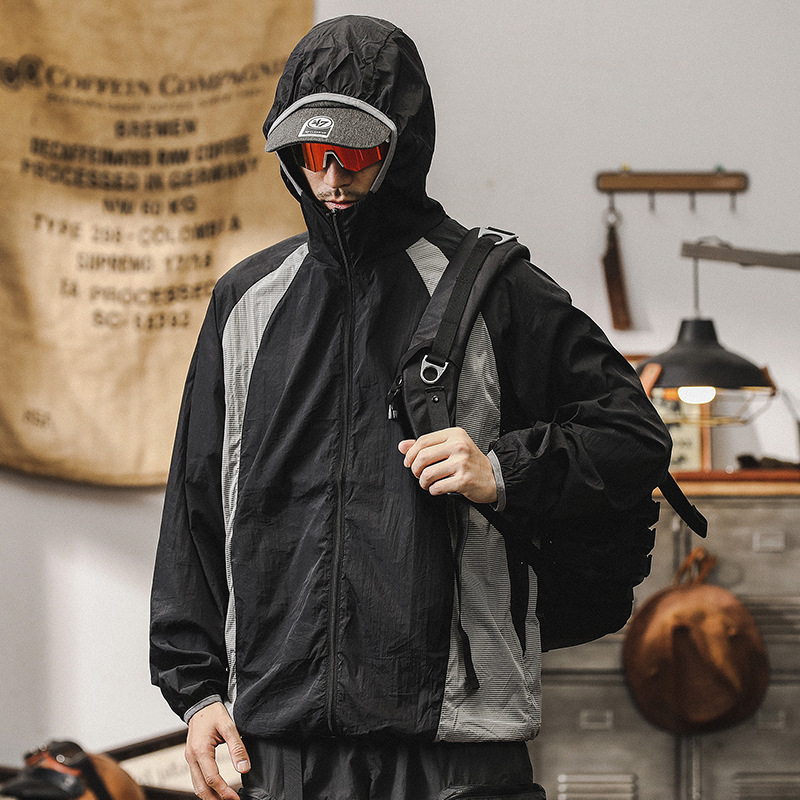 傑雷諾UPF50+防曬衣男款夏季潮牌戶外騎行釣魚防紫外線男士防曬服