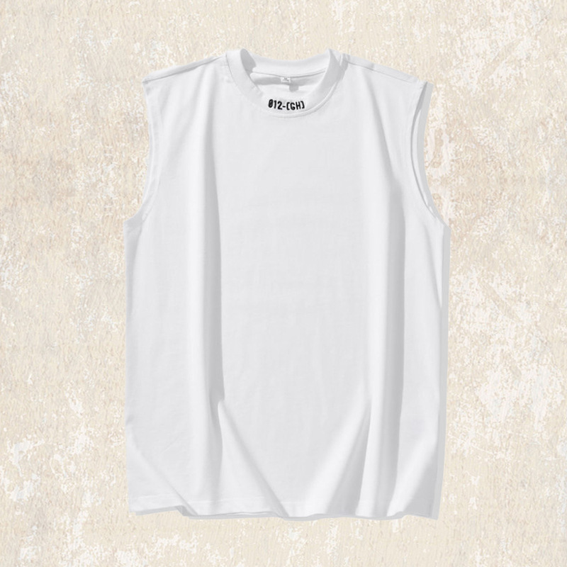 【7A抗菌涼感】T恤男夏季潮牌寬鬆無袖上衣運動健身男士背心