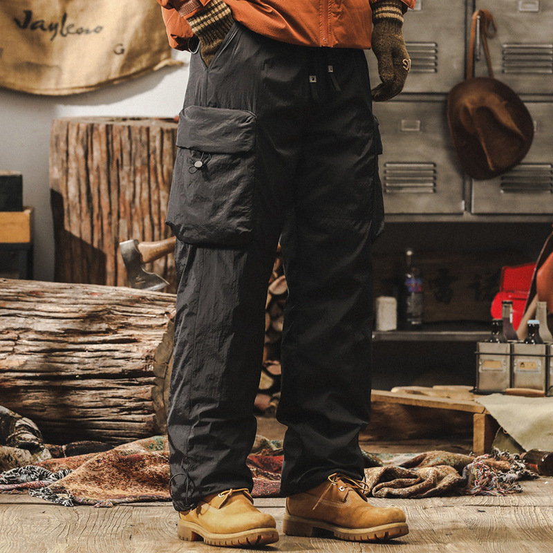 【90%白鴨絨】登山滑雪羽絨褲冬季加厚戶外禦寒保暖傘兵衝鋒褲男