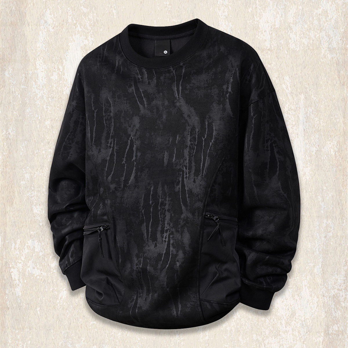 美式復古絨感360g重磅衛衣男秋冬款麂皮絨高級感潮牌寬鬆休閒上衣