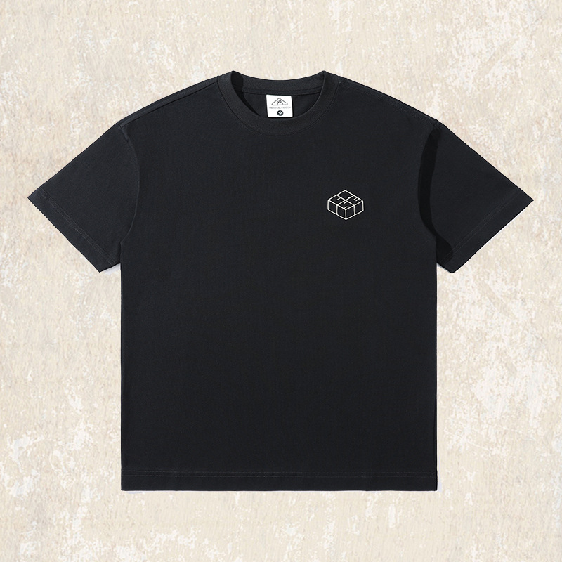 美式復古涼感280g重磅T恤男短袖男士夏季潮牌大碼半截袖男裝