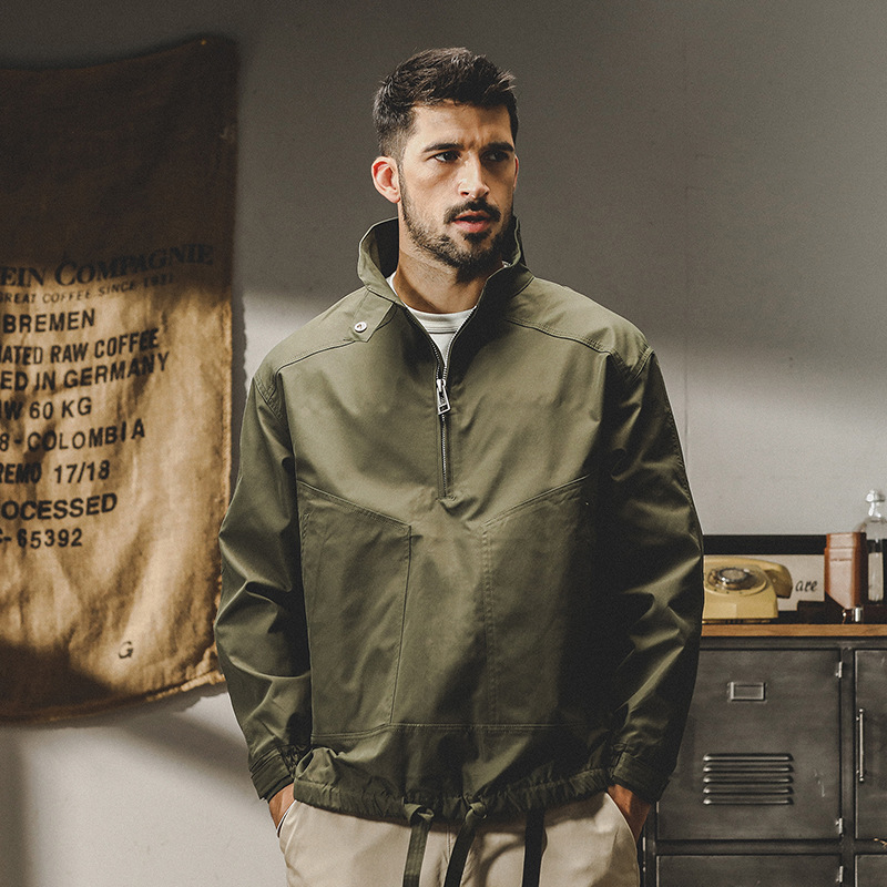 杰雷諾山系衝鋒衣外套男秋冬款城市戶外通勤加厚加絨冬季工裝夾克