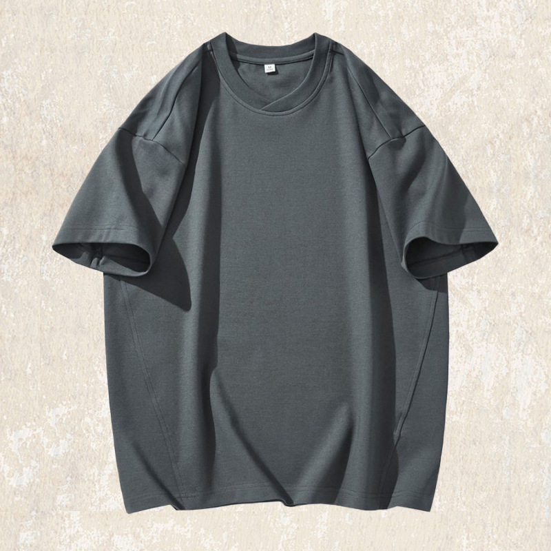 【7A級抗菌除蟎】涼感T恤男夏季短袖潮牌寬鬆簡約基礎上衣男