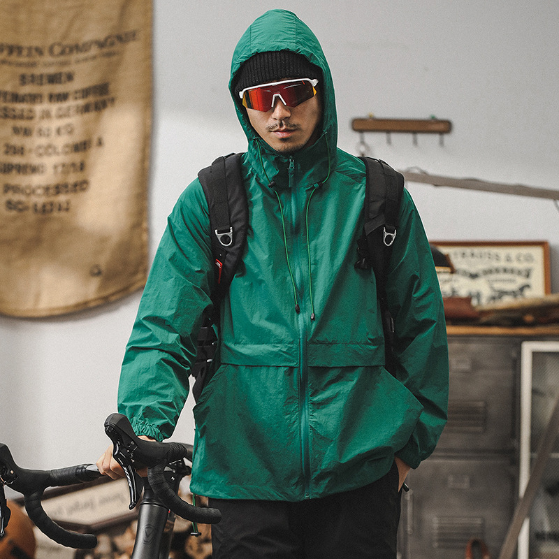 冰絲涼感防曬衣男士寬鬆2025新款騎行皮膚衣防紫外線男生薄款外套