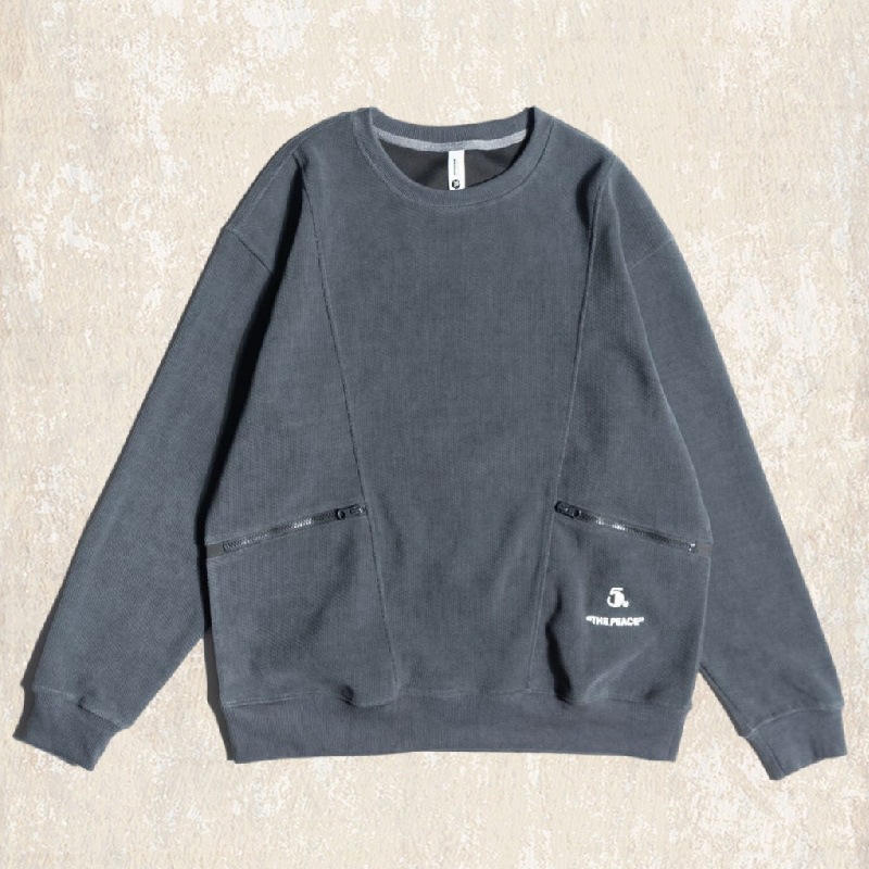 杰雷諾美式重磅380g針織衛衣男秋冬款潮牌寬鬆大碼男裝秋季上衣男