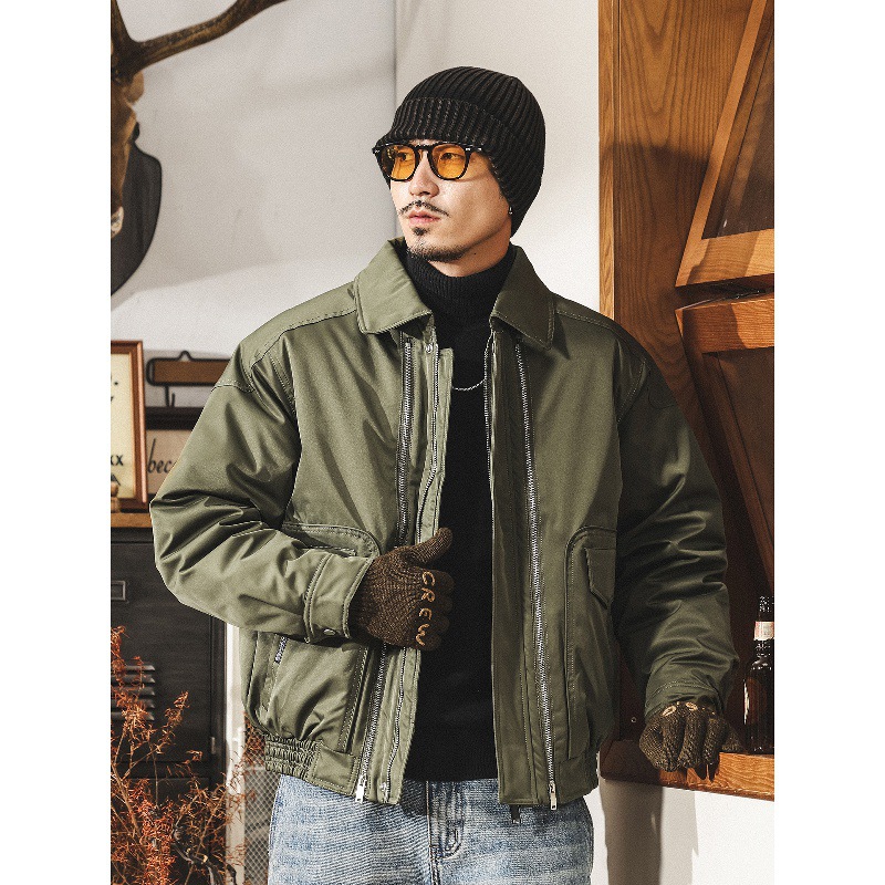 美式復古90%白鴨絨戶外工裝羽絨服男冬季新款保暖加厚禦寒外套男