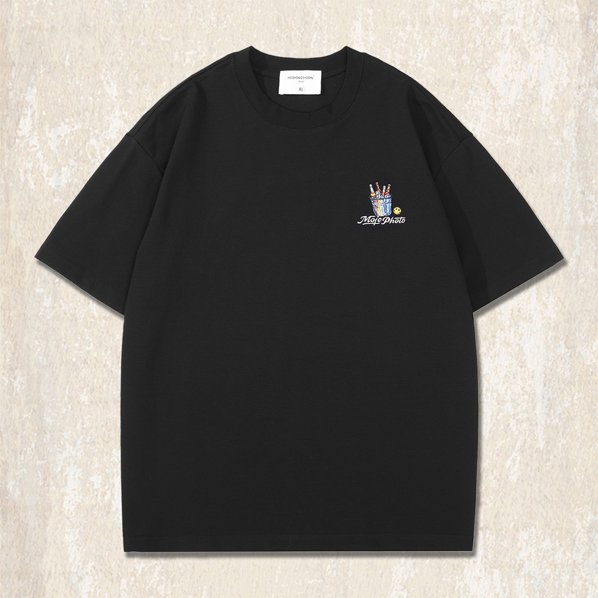 美式潮牌夏季新款男士短袖t恤2025潮牌寬鬆大碼上衣潮流半袖體恤