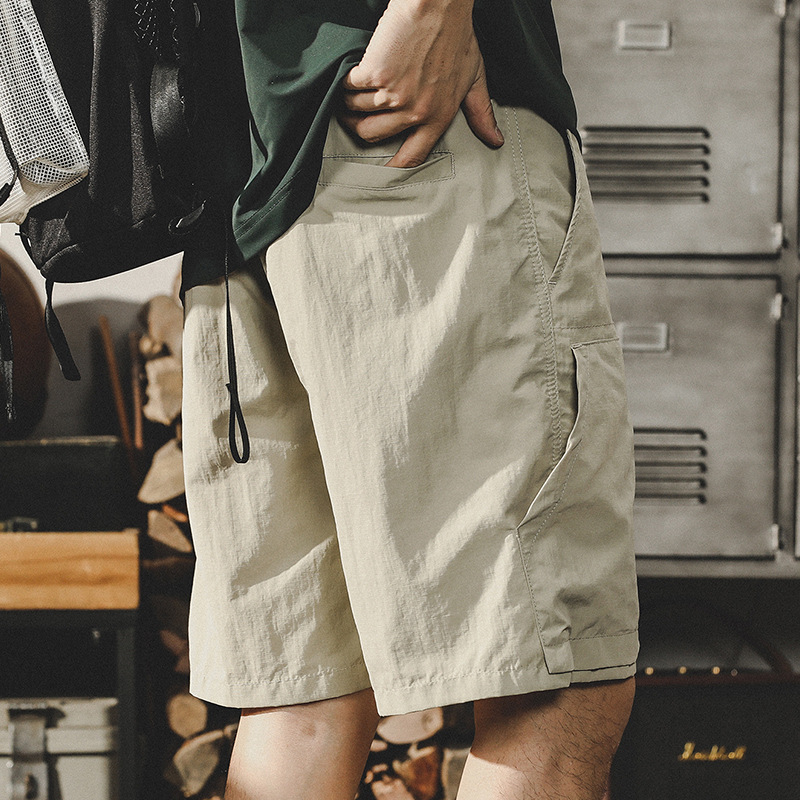 杰雷諾美式戶外工裝短褲男款夏季2024年新款寬鬆速乾五分褲男潮流