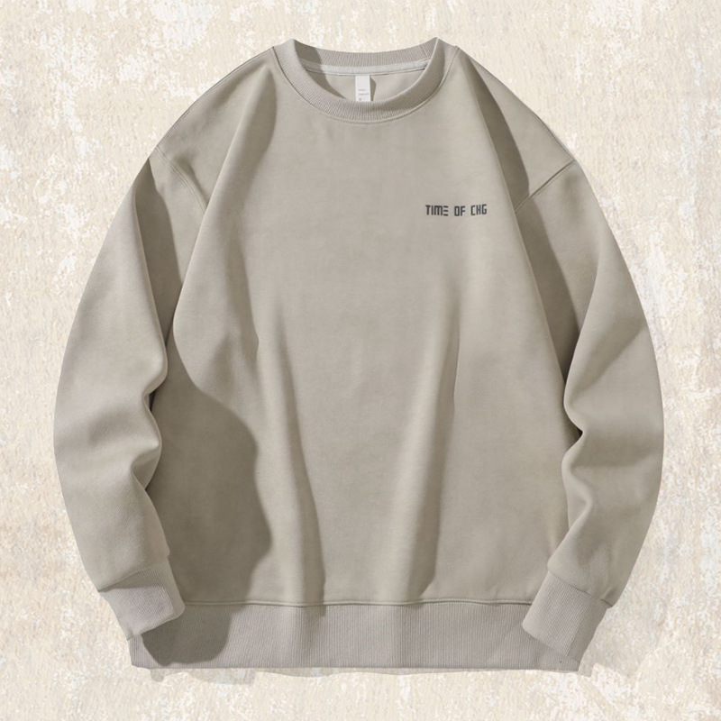 美式復古350g重磅衛衣男秋季新款潮牌雲霧炒洗做舊寬鬆休閒上衣男