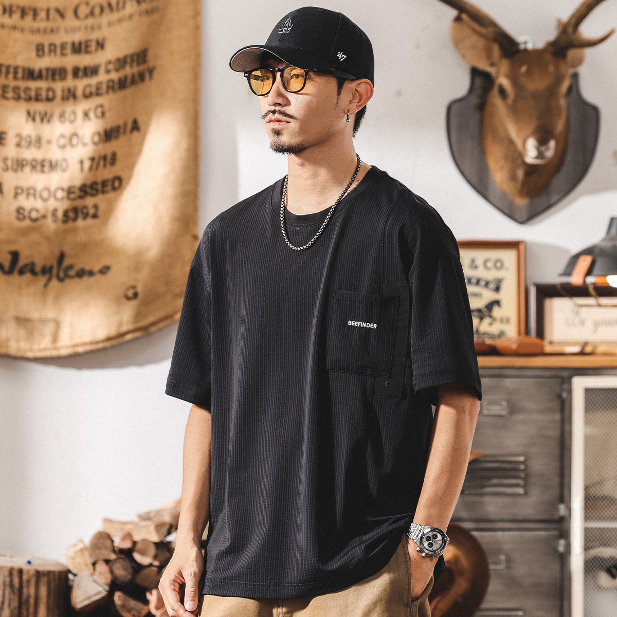 涼感冰絲t恤男短袖夏季新款運動速幹半袖體恤寬鬆大碼男士上衣潮