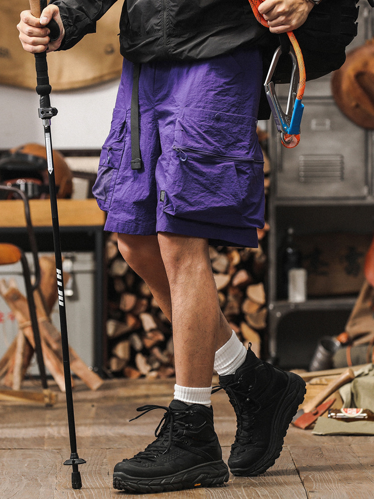 美式城市户外通勤机能工装短裤男夏季潮牌休闲裤薄款多口袋五分裤
