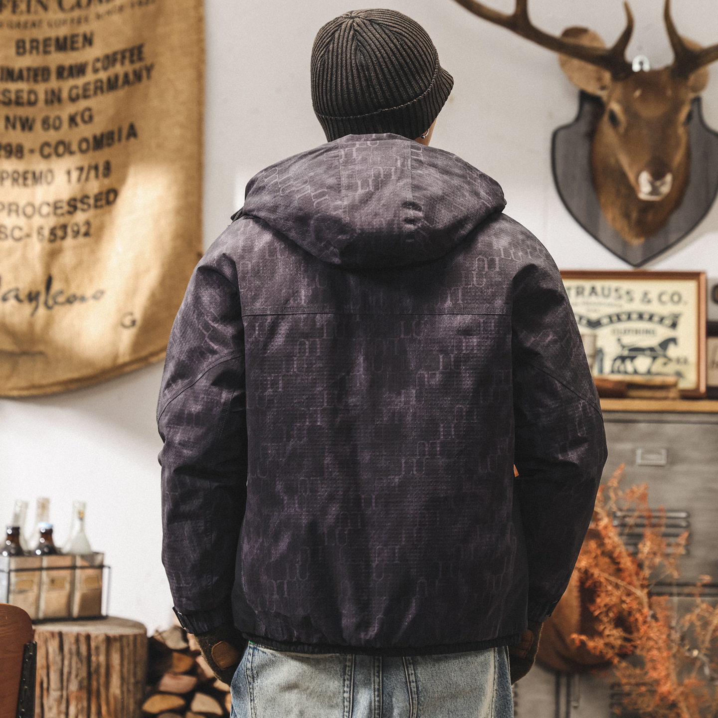 高蓬鬆禦寒90鴨絨男士羽絨服冬季新款加厚美式潮流保暖連帽外套男