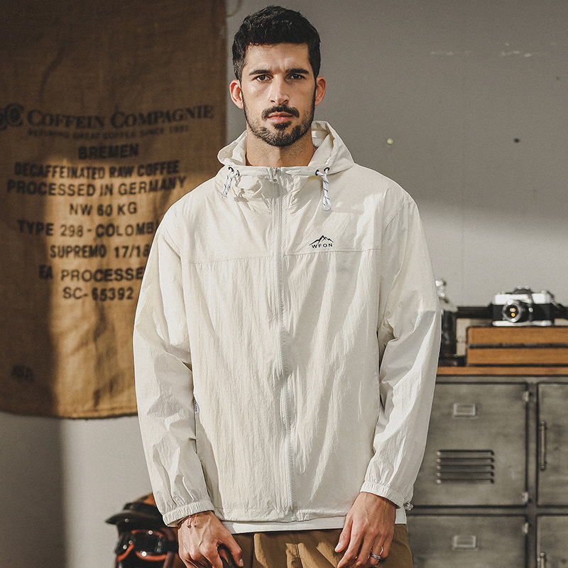 杰雷諾美式防曬衣男款輕薄夏季戶外旅遊釣魚騎行服外套時尚皮膚衣