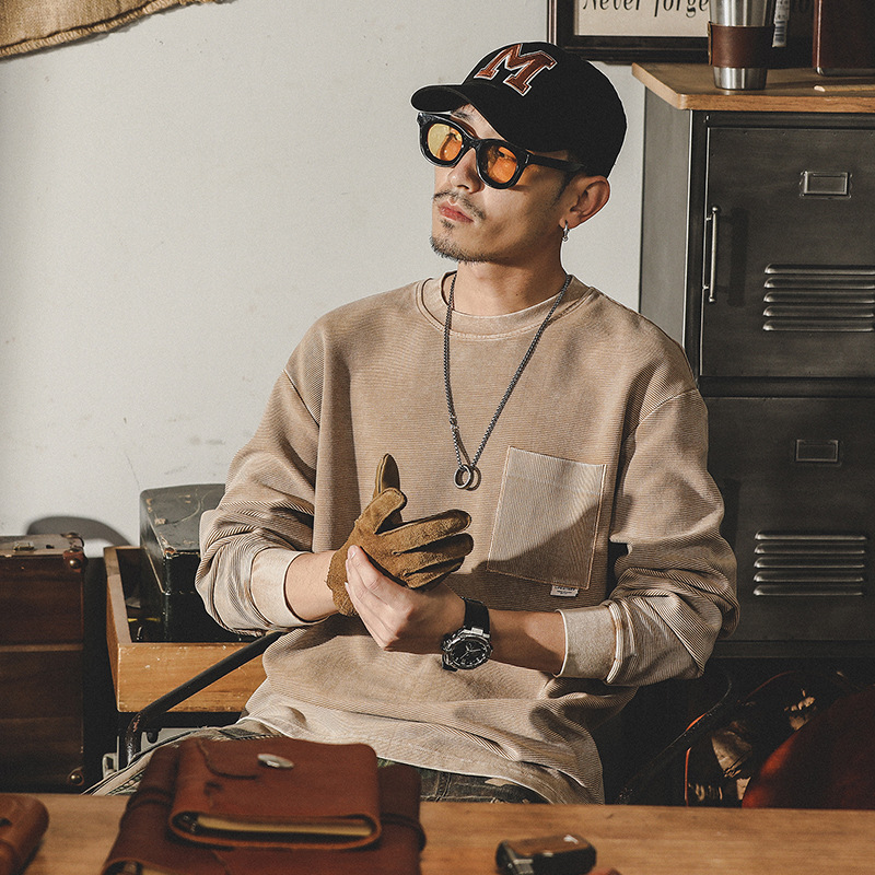 杰雷諾美式320g重磅衛衣男秋冬款潮牌復古寬鬆大碼上衣男冬季