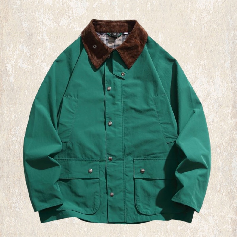 美式復古黑色工裝外套男秋季2024新款阿美咔嘰防水戶外行政夾克男