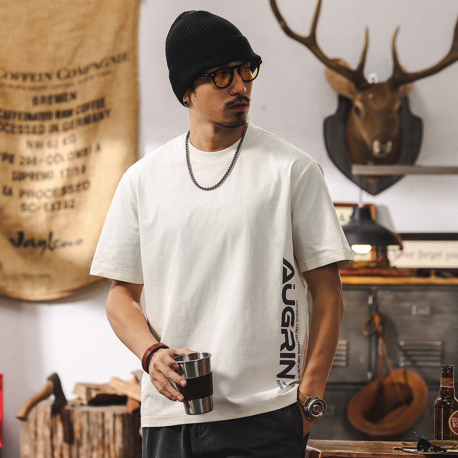 運動輕盈透氣涼感T恤男夏季速乾短袖男2025新款潮牌寬鬆男士上衣