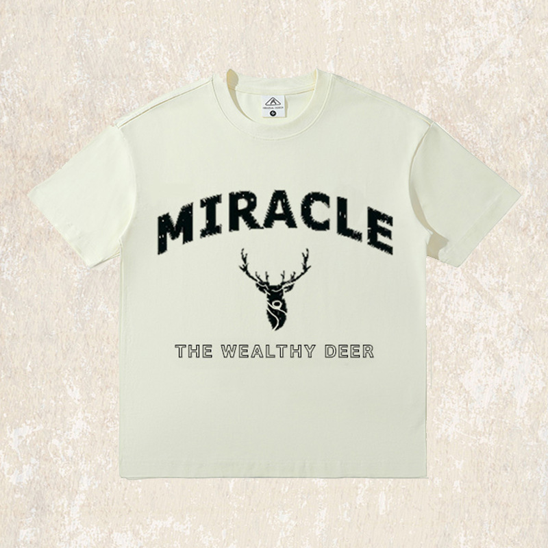 美式復古280g重磅T恤男短袖夏季涼感上衣半截袖寬鬆大碼男裝