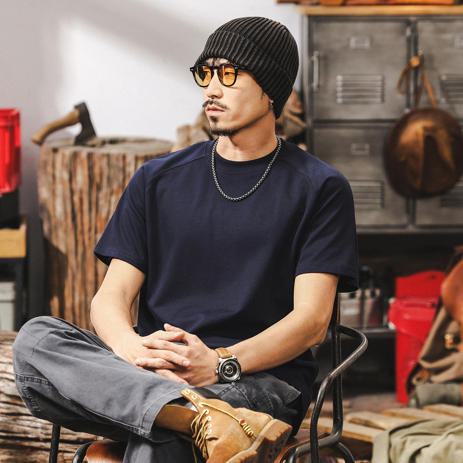 【零壓智能速幹】運動輕盈透氣短袖T恤男夏季2025新款休閒上衣男T