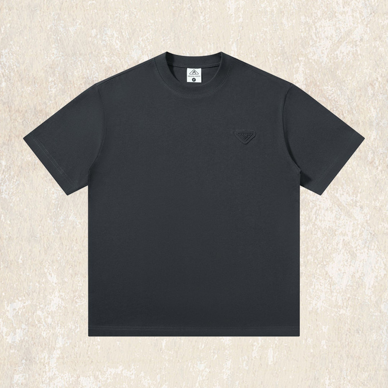 【科技涼感】美式重磅T恤男夏季短袖2025新款潮牌寬鬆上衣男