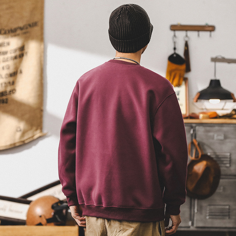 傑雷諾美式複古420g重磅衛衣男秋季2024新款潮牌寬松上衣休閑外套