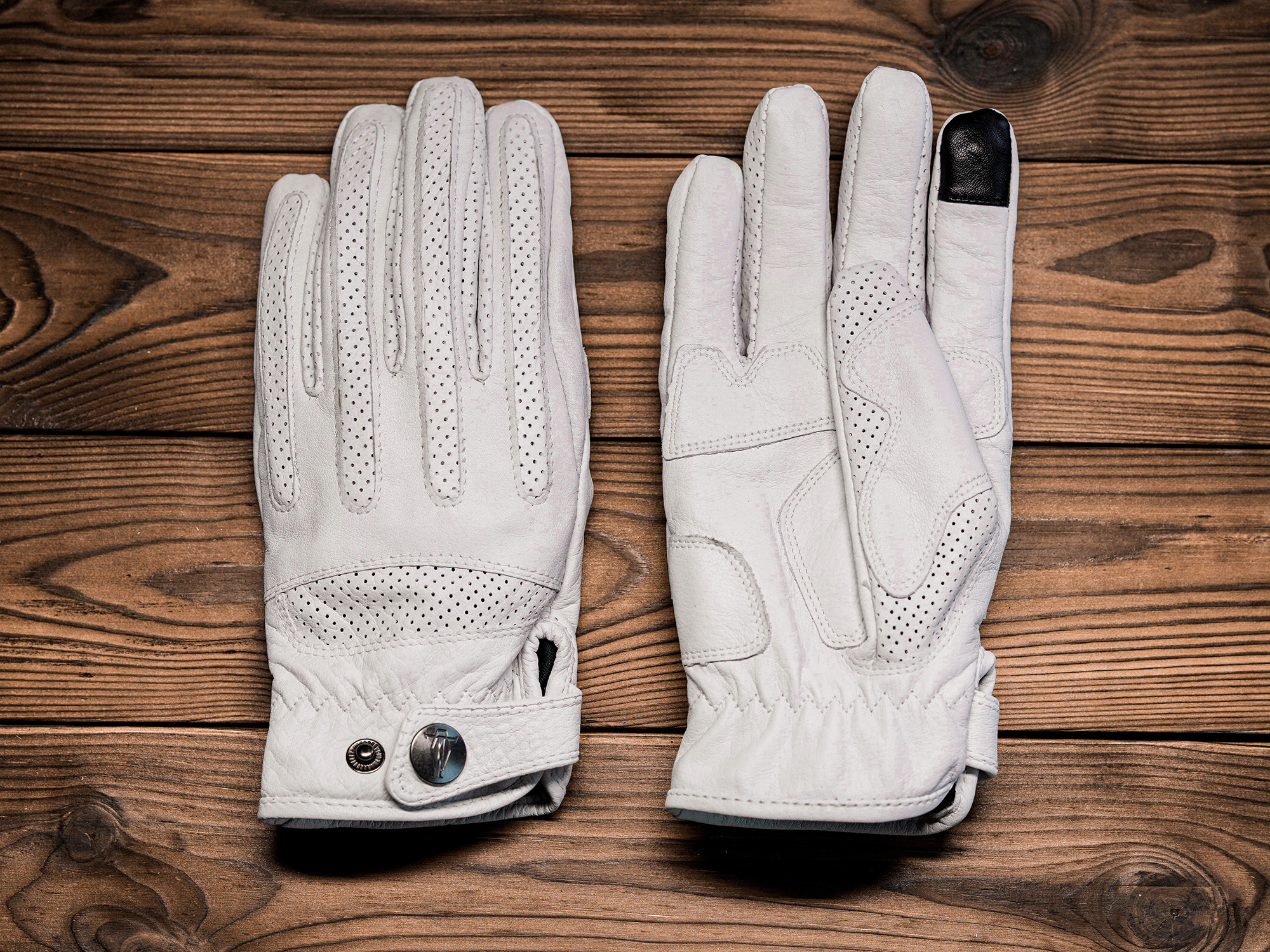 復古加絨手套機車騎行秋冬季摩托車牛皮真皮保暖