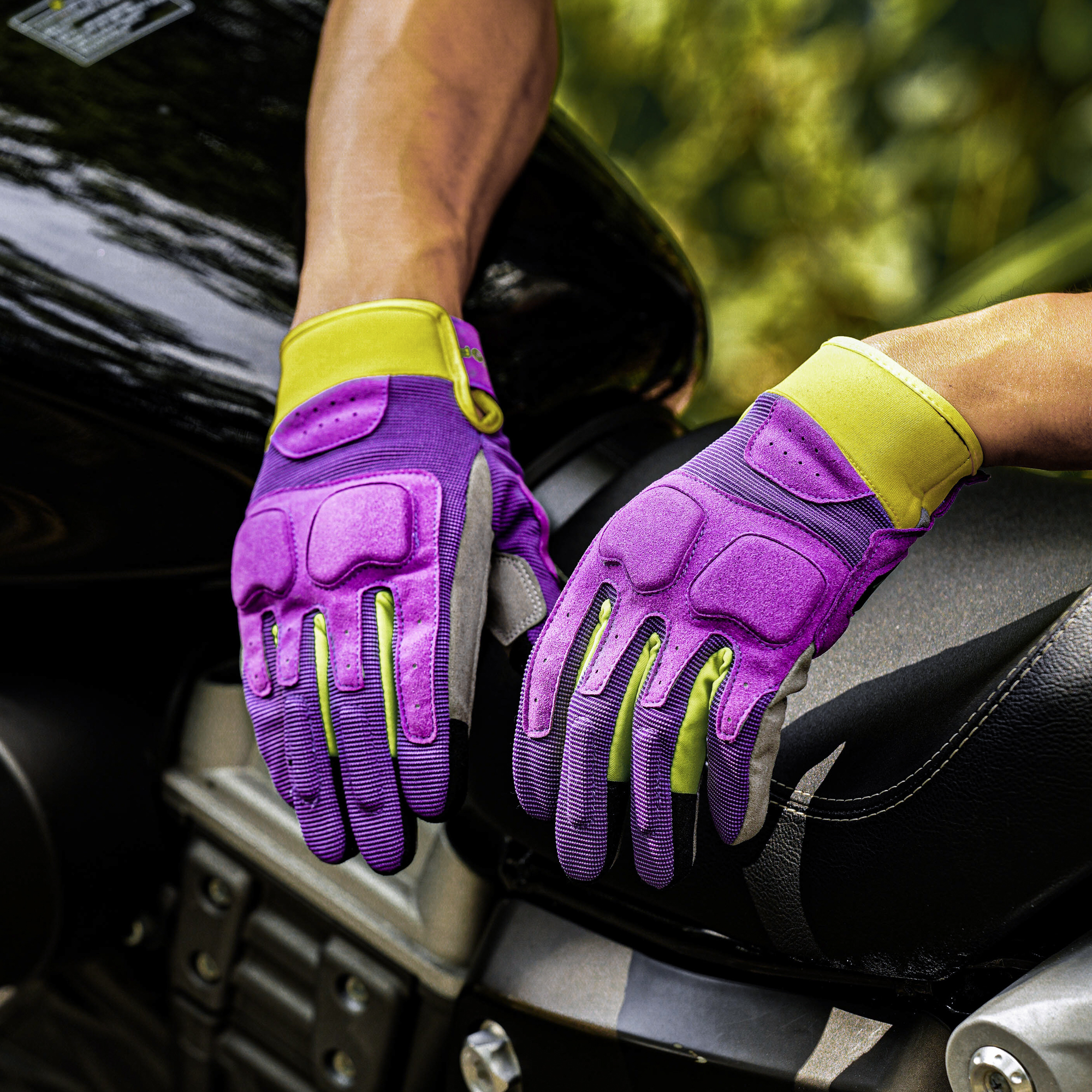 摩托車騎行手套夏季男女機車防摔透氣復古薄款防風四季通用風系