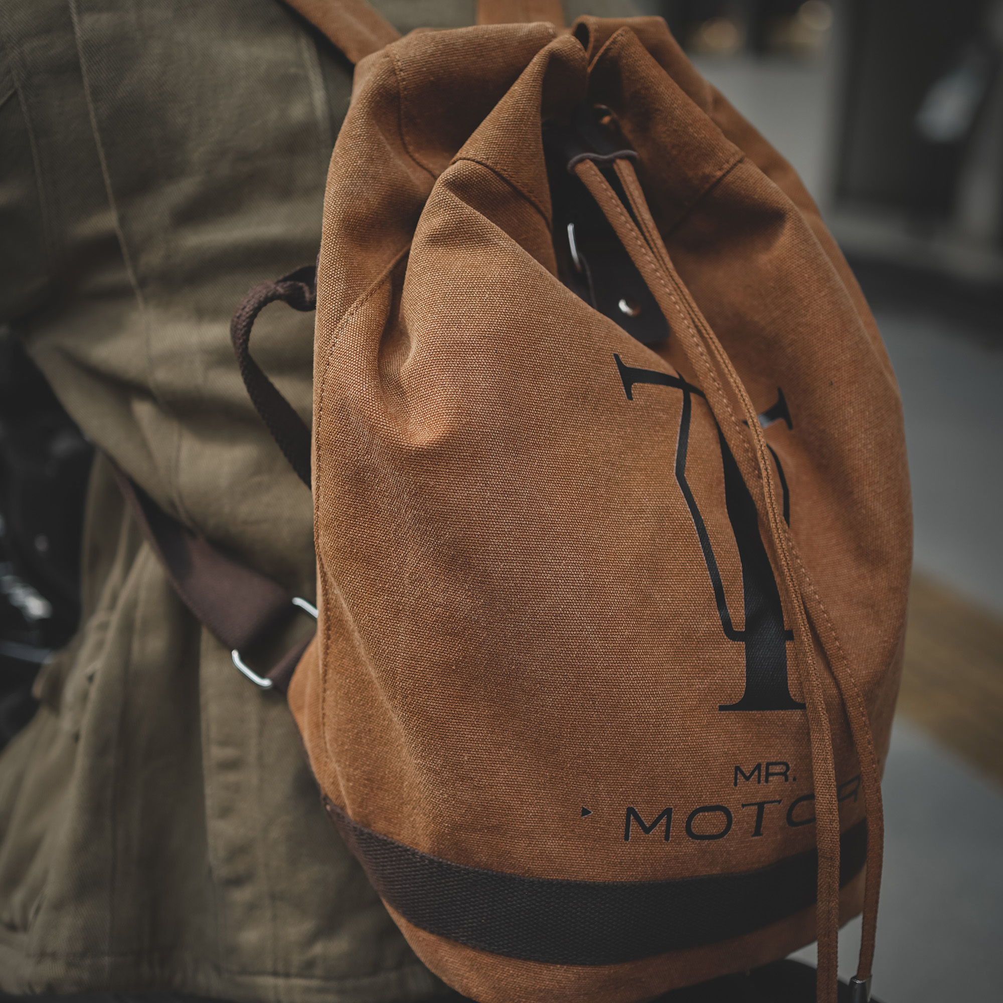 美式復古雙肩包復刻胡椒鹽帆布男士背包大戶外旅行包