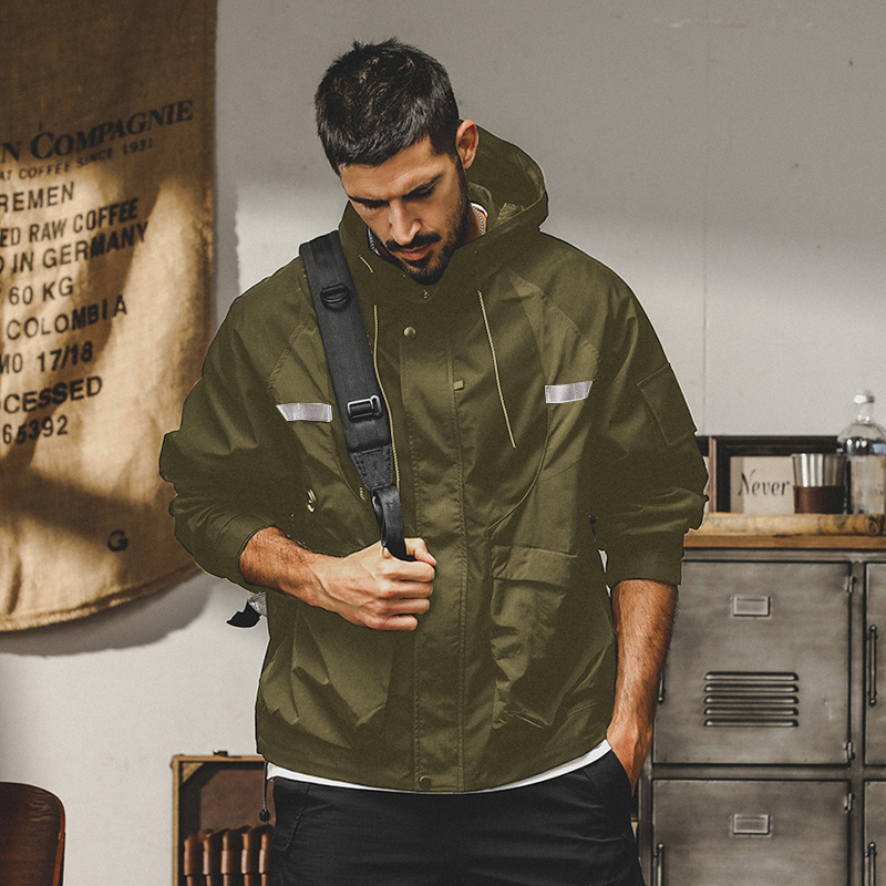 杰雷諾三防加絨衝鋒衣外套男秋冬款美式戶外機能獵裝登山工裝夾克