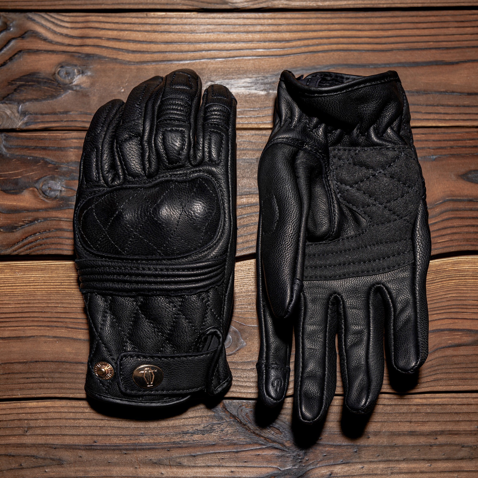 復古機車手套摩托車春秋男女羊皮防摔防風騎士