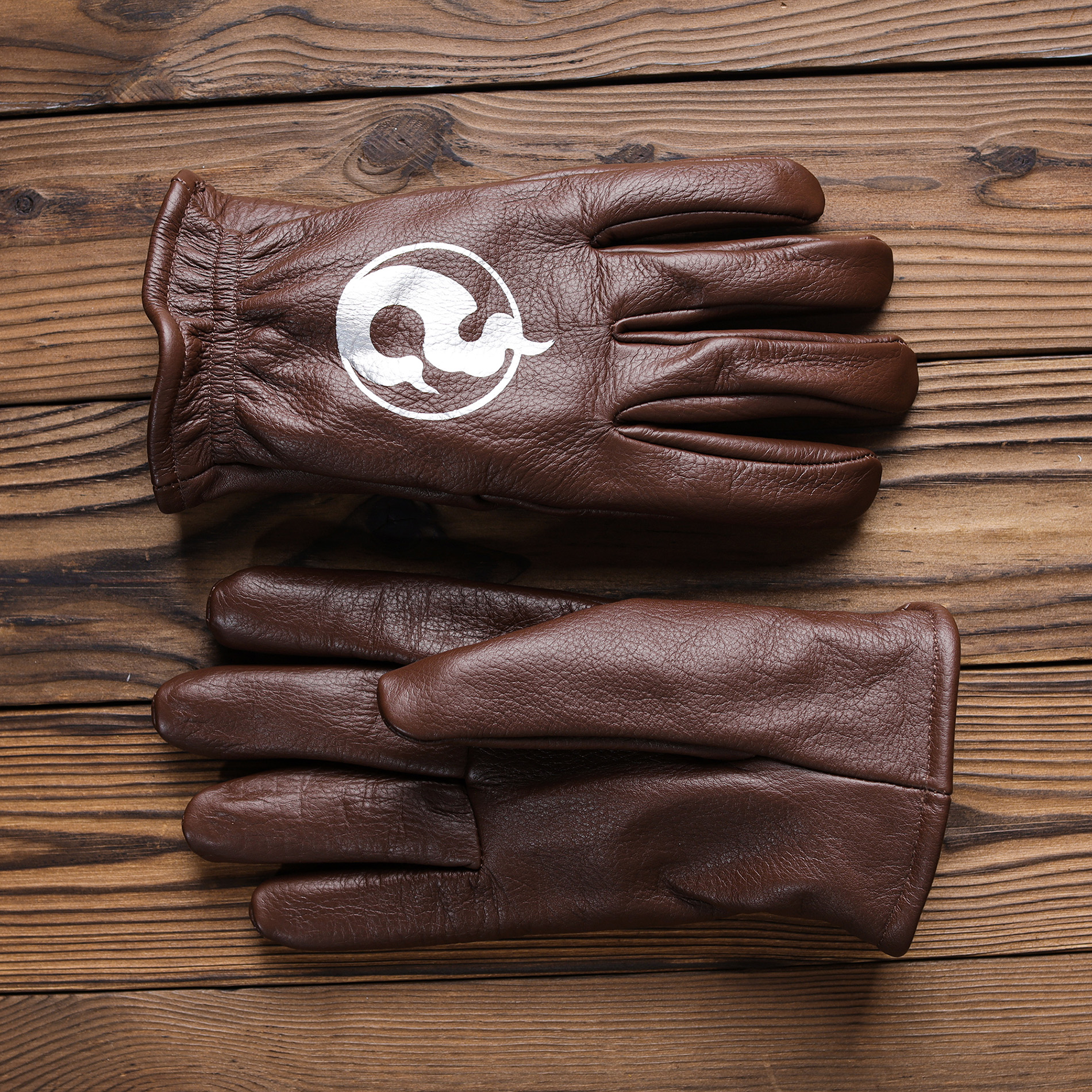 磨砂頭層牛皮真皮戶外工裝騎行保暖做舊復古手套